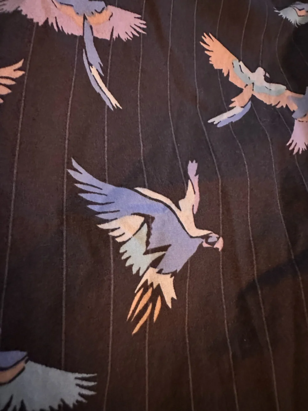 Free People Dress Mini Size 0 Strapless Crane Print Boho Festival Streetwear - Picture 14 of 16